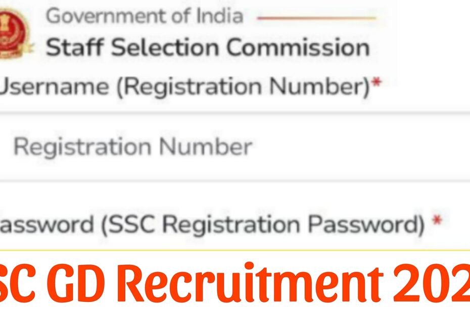 Ssc.gov.in SSC GD Constable Recruitment 2024