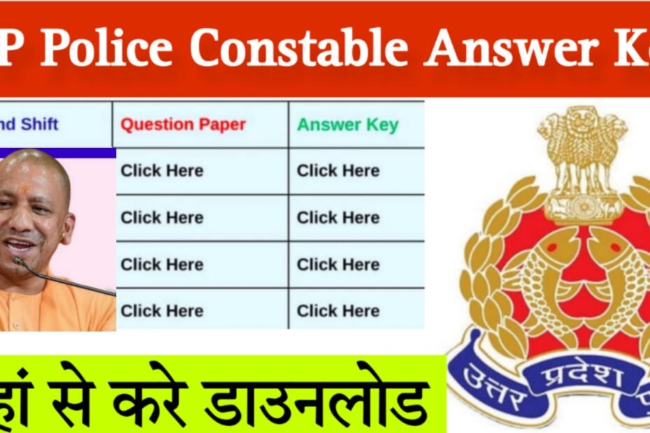 uppbpb.gov.in Up Police Answer Key 2024