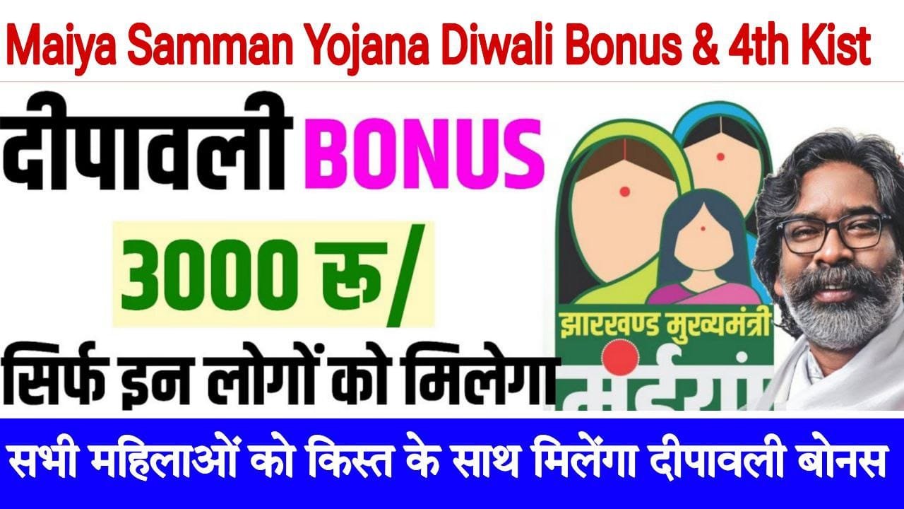 Maiya Samman Yojana Diwali Bonus & 4th Kist