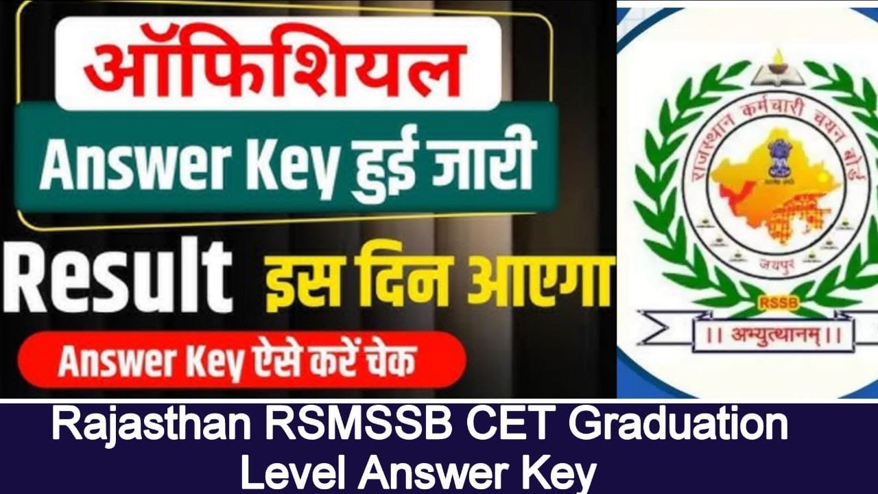 CET Graduation Level Answer Key
