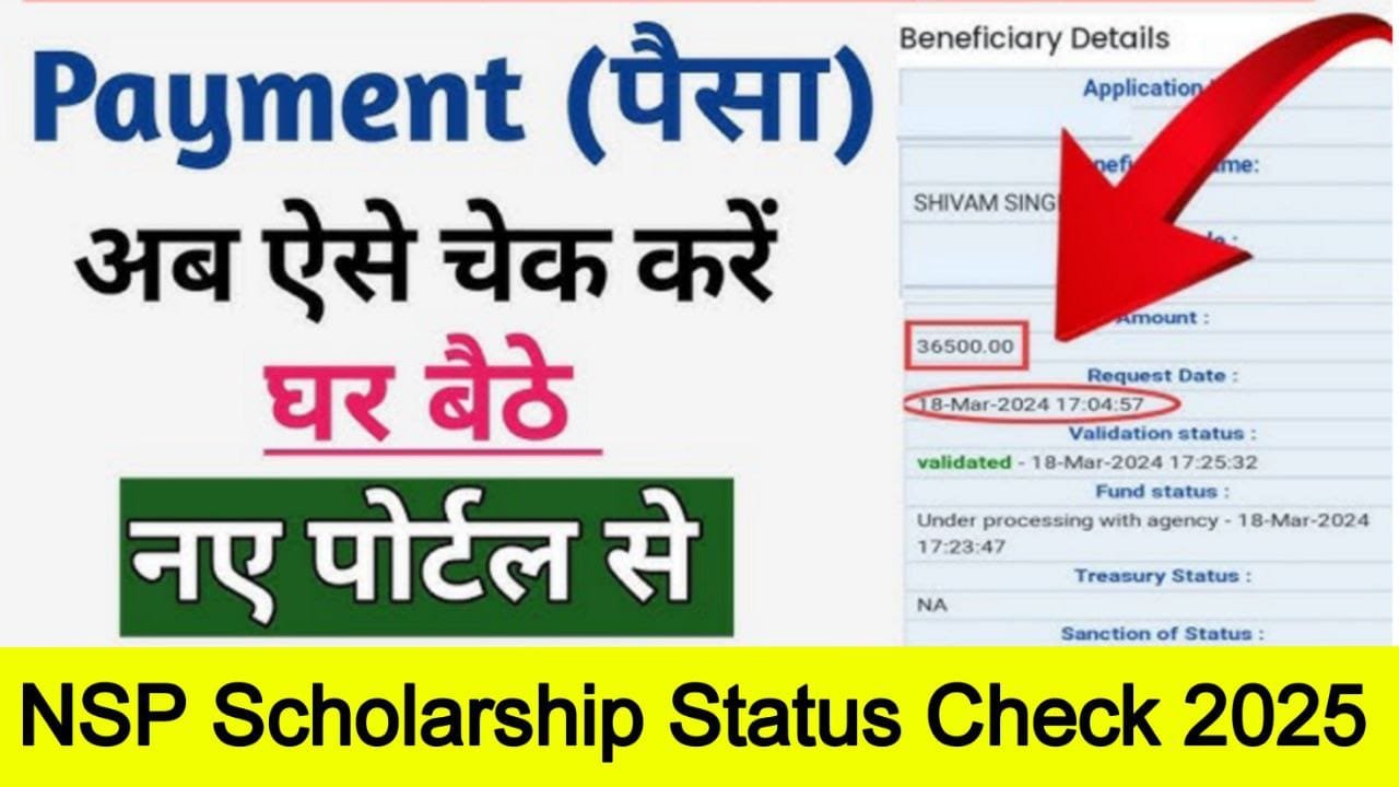 Scholarships.gov.in NSP Scholarship Status Check 2025