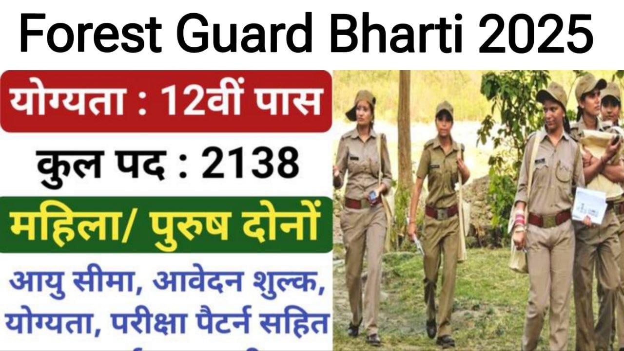 Forest Guard Bharti 2025 Apply Online