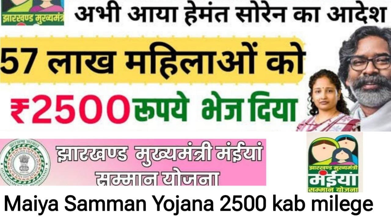 Maiya Samman Yojana 2500 kist kab aayegi