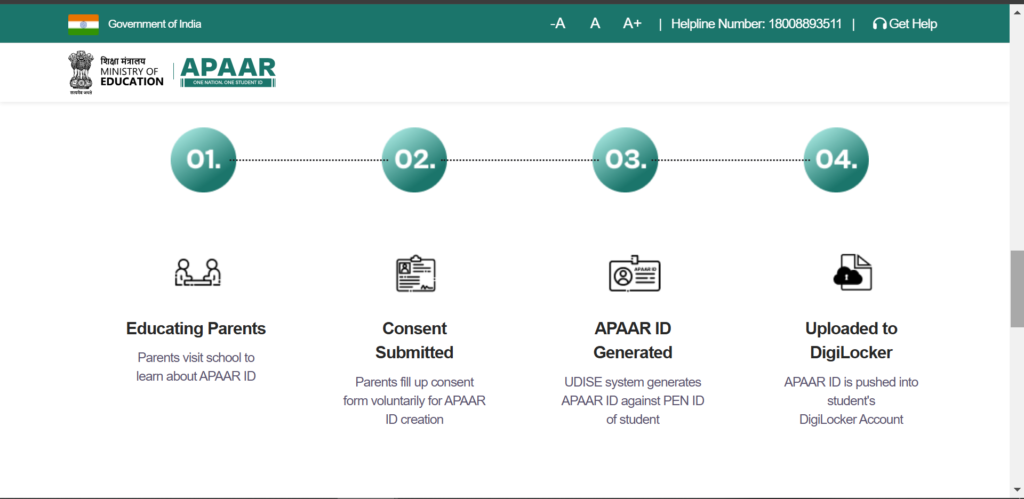Apaar ID Card Online Apply 2025