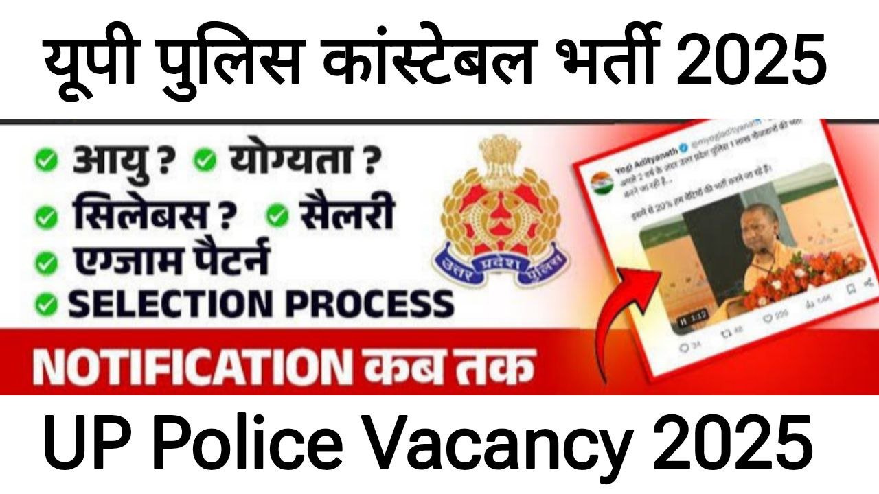 UP Police Constable Vacancy 2025