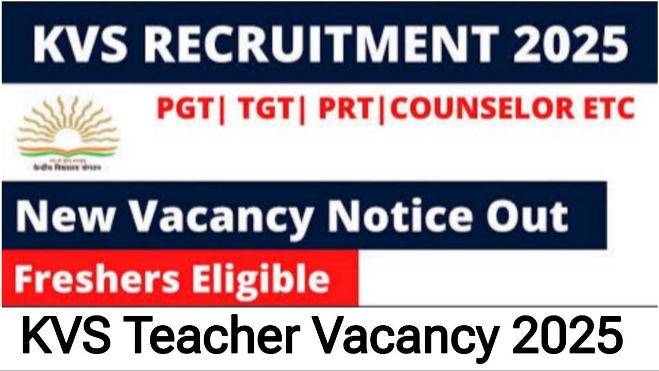 Kvs Teacher Vacancy 2025 Apply online