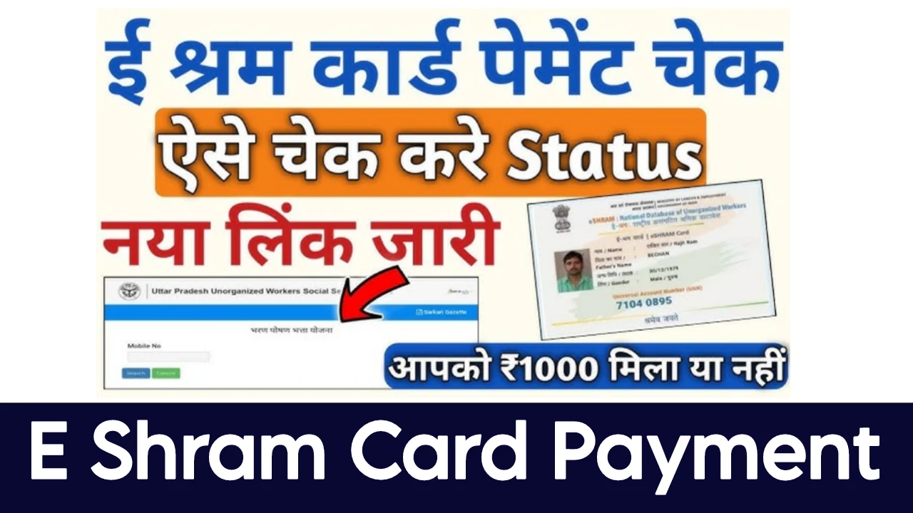 E Shram Card Payment Dates
